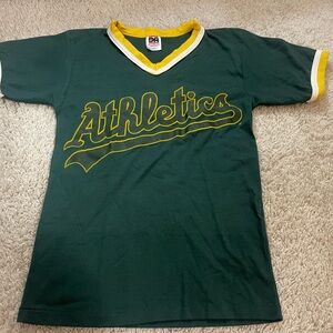 Athletics woman’s Green and Yellow Shirt